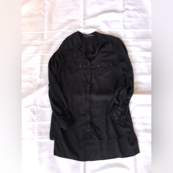 Smart Set Black Button-Up Blouse - Picture 7 of 13